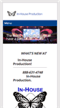 Mobile Screenshot of in-houseproduction.com
